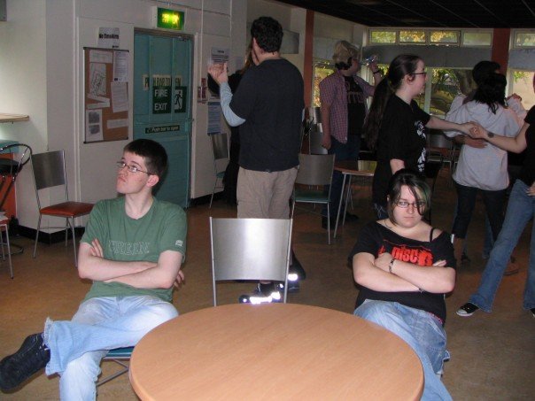 Ben and Esther found it difficult to hide their annoyance at not getting to dance with Tony